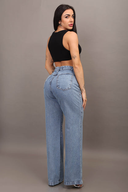 Calça Wide Leg Star