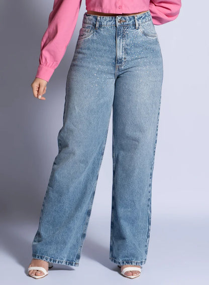Calça Wide Leg Star