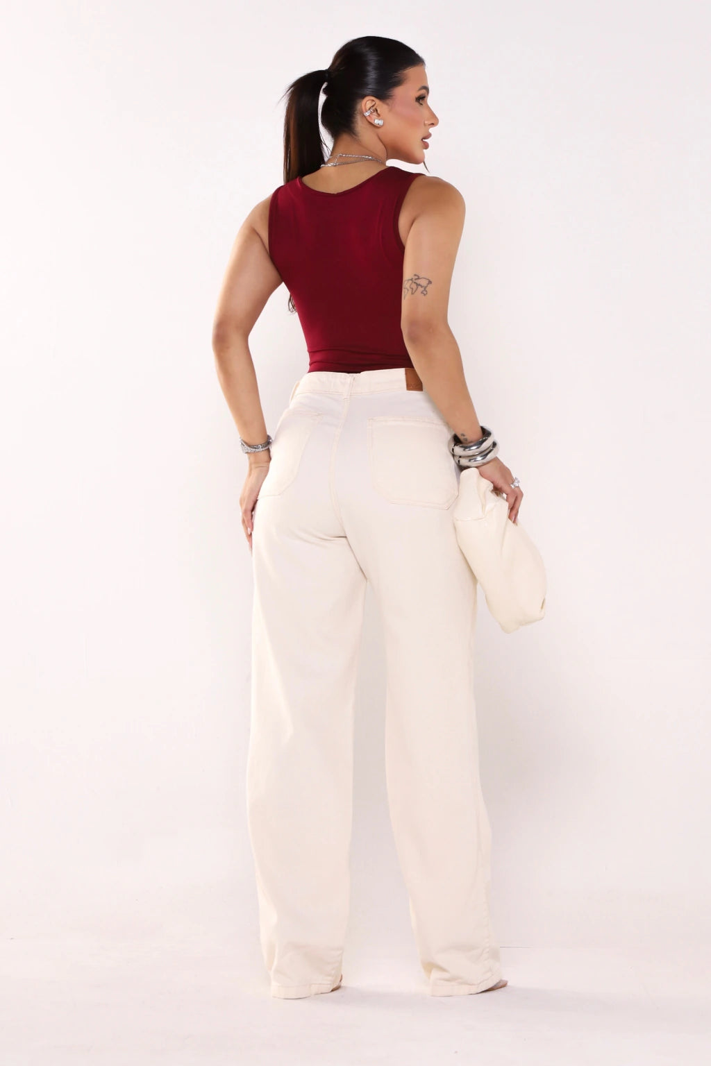 Blusa Decote Reto