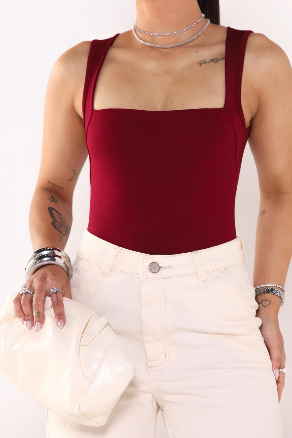 Blusa Decote Reto