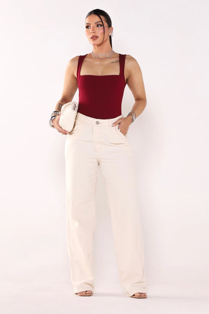 Blusa Decote Reto
