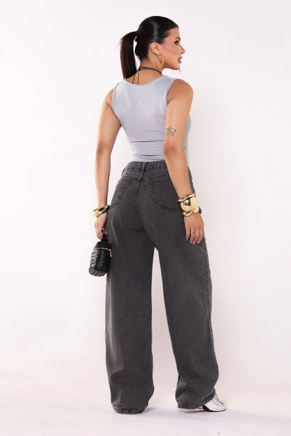 Blusa Decote Reto