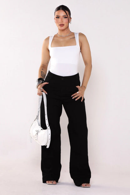 Blusa Decote Reto