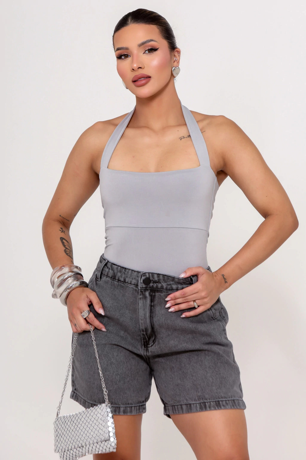 Top Halter Frente Única