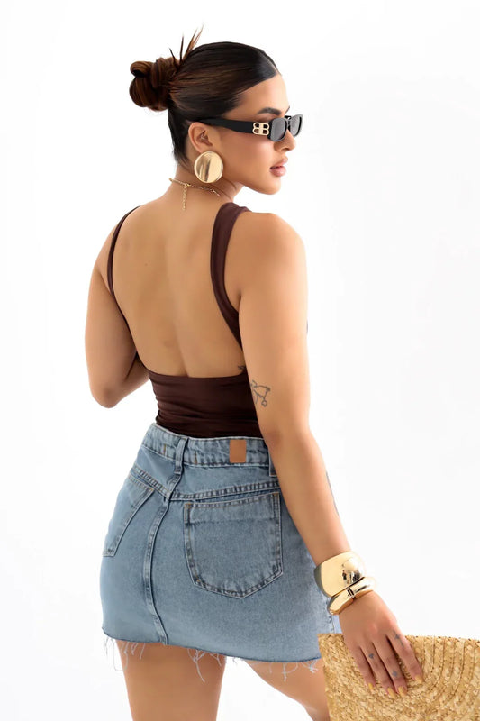 Blusa Decote Costas