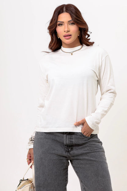 Blusa Malha Manga Longa
