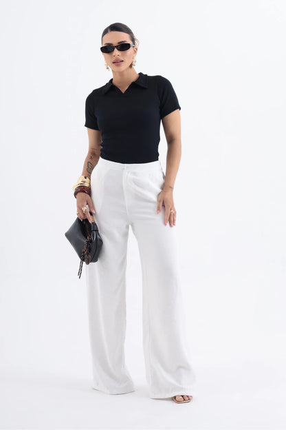 Calça Alfaiataria Pantalona