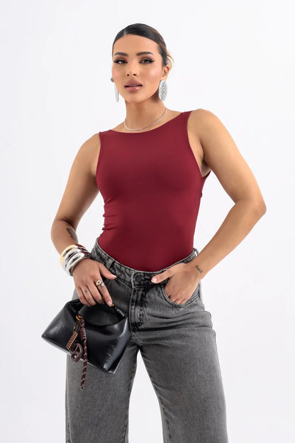 Blusa Decote Costas
